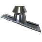 Solin avec Bavette Plomb pour Toit Incliné (5-30°) - Conduit Isolé Ø 150mm