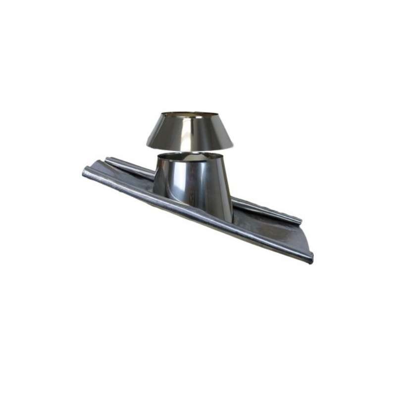 Solin avec larmier bavette plomb 5 à 30°