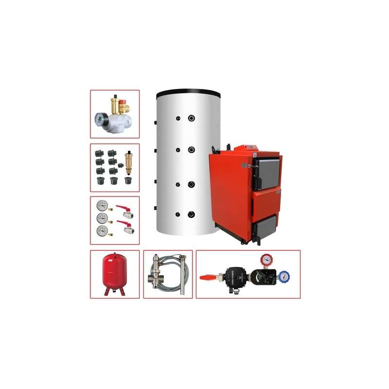 Pack Chaudière MAT 20kW + Ballon 800L - Kit N°1