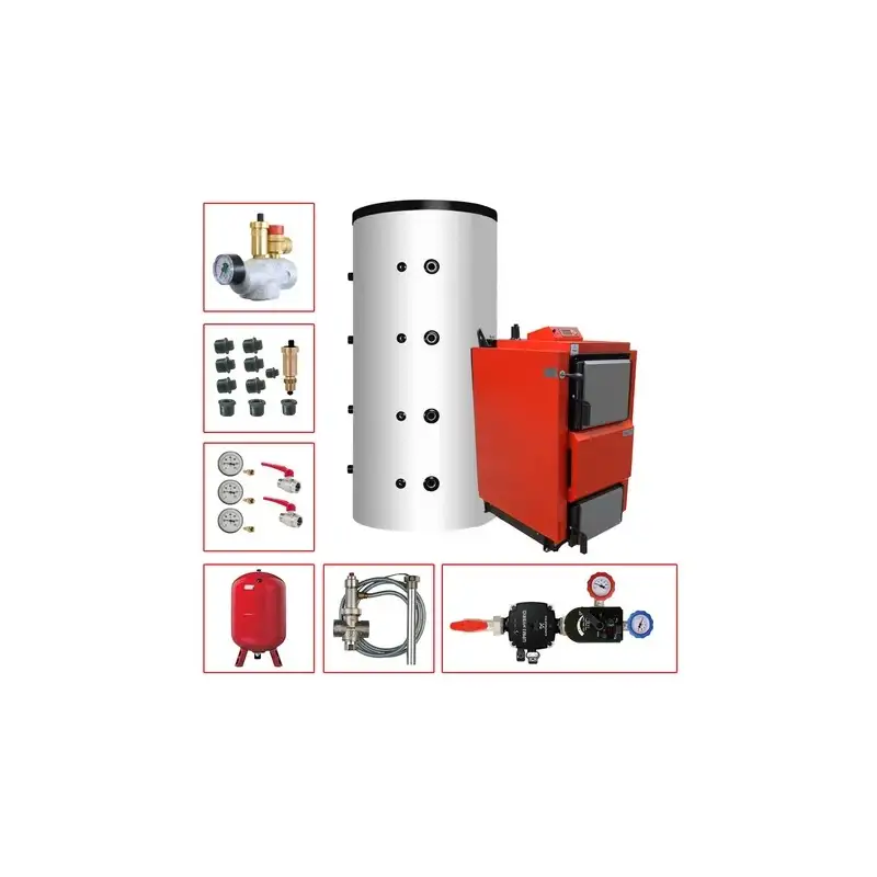 Kit Chaudière MAT 31kW + Ballon Combiné ECS 1000L - Kit N°6