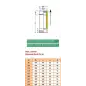 Élément Droit 0,5m - Conduit Inox Double Paroi Isolé Ø 180mm