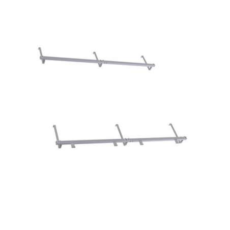 Kit de Montage pour 2 Capteurs Solaires en Surimposition sur Tuiles (Pente 30-60°)