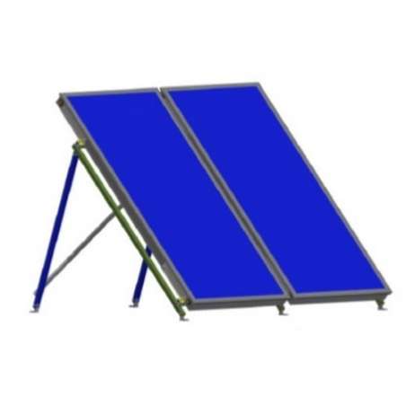 Montage pour toit plat 2 panneaux 