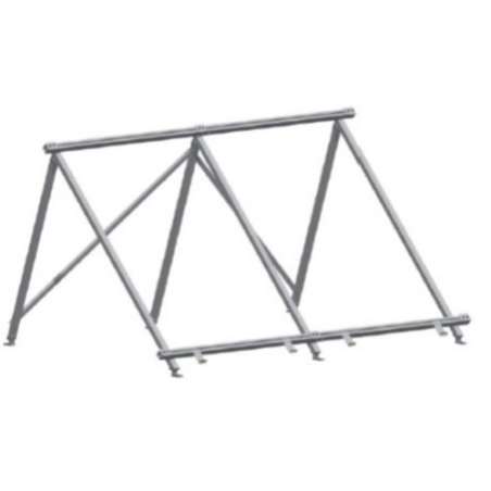 Kit de Montage pour 2 Capteurs Solaires sur Toit Plat ou au Sol