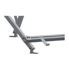 Montage pour toit plat 2 panneaux 