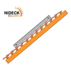 Kit d'Extension pour 1 Capteur Solaire Supplémentaire (Surimposition Tuiles)