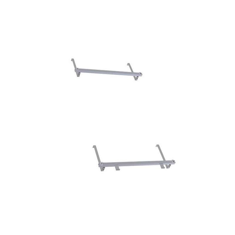 Kit de Montage pour 1 Capteur Solaire en Surimposition sur Tuiles (Pente 30-60°)