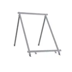 Châssis de fixation triangulaire au sol ou toit plat pour 1 capteur solaire thermique.