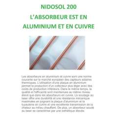 Capteur solaire thermique 2,1 m2