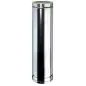 Élément Droit 1m - Conduit Inox Double Paroi Isolé Ø 130mm