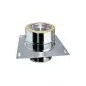 Plaque de Départ ou Intermédiaire Simple / Double Paroi - Conduit Inox Double Paroi Isolé Ø 130mm