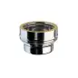 Élément pour Raccordement Simple Paroi - Conduit Inox Double Paroi Isolé Ø 130mm