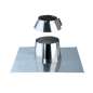 Solin pour Toit Plat ou Incliné Inférieur à 5° - Conduit Inox Double Paroi Isolé Ø 130mm