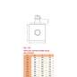 Solin pour Toit Plat ou Incliné Inférieur à 5° - Conduit Inox Double Paroi Isolé Ø 200mm Solin pour Toit Plat ou Incliné Inférieur à 5° - Conduit Inox Double Paroi Isolé Ø 200mm