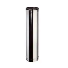 Élément Droit 1m - Inox Simple Paroi Ø 130mm