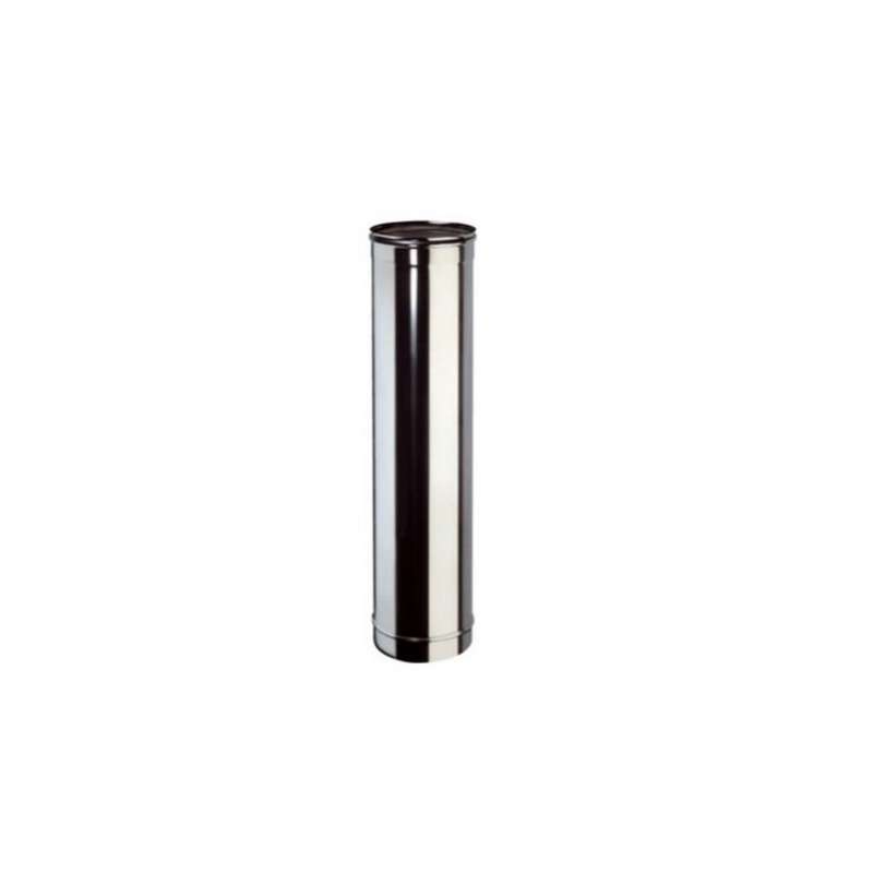 Élément Droit 1m - Inox Simple Paroi Ø 130mm Élément Droit 1m - Inox Simple Paroi Ø 130mm
