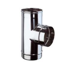 Té 90° - Inox Simple Paroi Ø 130mm