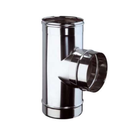 Té 90° - Inox Simple Paroi Ø 130mm