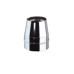 Cône de Finition - Inox Simple Paroi Ø 130mm
