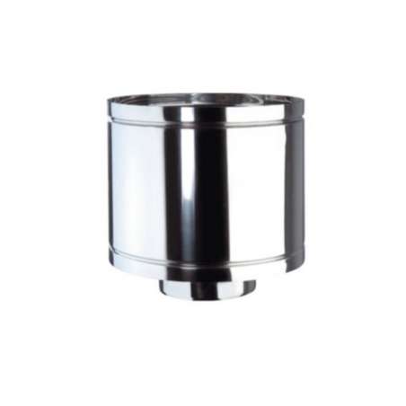 Finition Anti-Intempérie - Inox Simple Paroi Ø 130mm