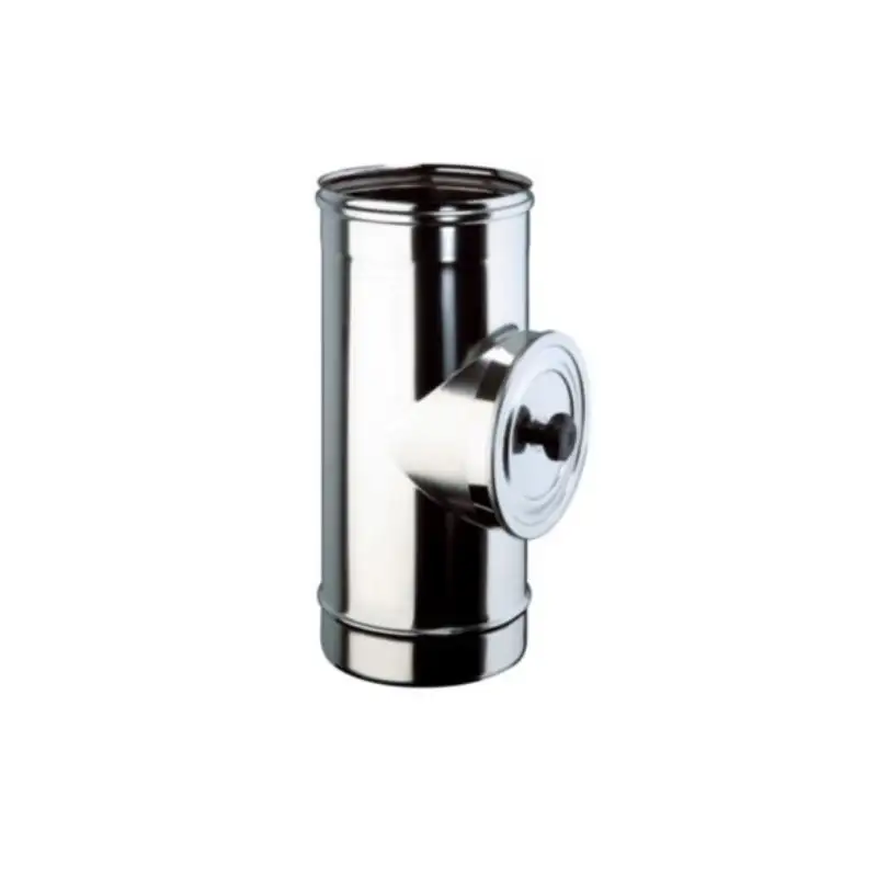 Élément d'Inspection Porte Ronde - Inox Simple Paroi Ø 130mm