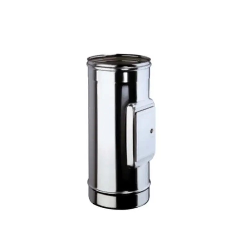 Élément de Recueil de Cendres - Inox Simple Paroi Ø 130mm
