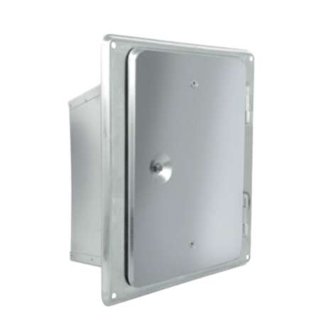 Porte pour Élément d'Inspection - Inox Simple Paroi Ø 130mm