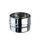 Manchon M-M - Inox Simple Paroi Ø 130mm Manchon M-M - Inox Simple Paroi Ø 130mm