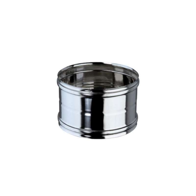 Manchon F-F - Inox Simple Paroi Ø 130mm Manchon F-F - Inox Simple Paroi Ø 130mm
