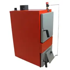 Chaudière à bois bûche MA-D 23 kW à tirage naturel pour chauffage central.