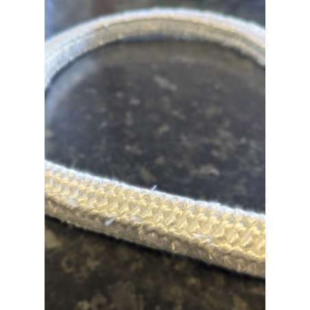 Joint de Porte Tressé Carré 20x20 Haute Température pour Chaudière MAT