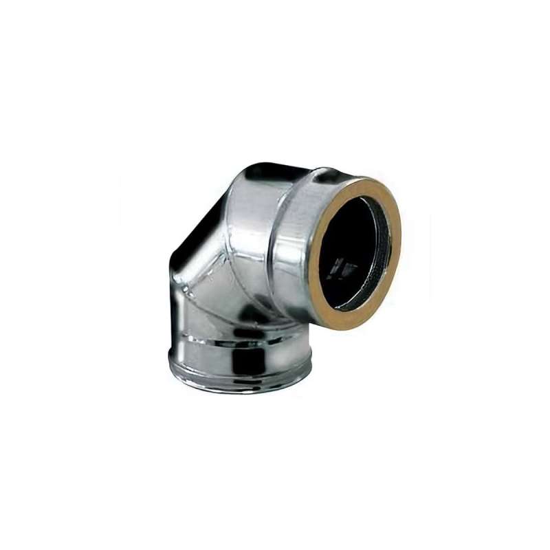 Coude 90° - Conduit Inox Double Paroi Isolé Ø 80mm