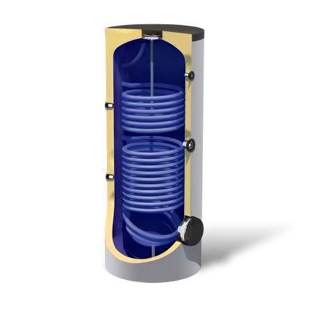 Ballon eau chaude 200 litres avec 2 serpentins