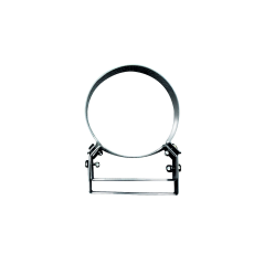 Bride Murale Réglable 50-100mm - Inox Simple Paroi Ø 130mm