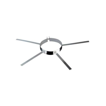 Bride Araignée - Inox Simple Paroi Ø 130mm