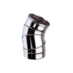 Coude Réglable 0° à 90° - Inox Simple Paroi Ø 150mm