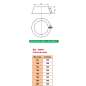 Collet Anti-Intempéries - Conduit Inox Simple Paroi Ø 150mm Collet Anti-Intempéries - Conduit Inox Simple Paroi Ø 150mm