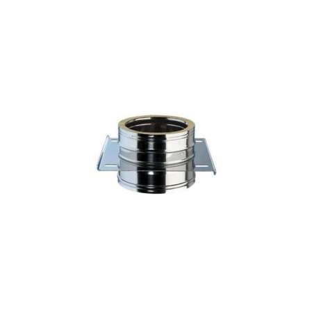 Plaque Départ Intermédiaire Inox Double Paroi Ø 130mm