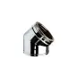 Coude 45° - Conduit Inox Double Paroi Isolé Ø 150mm
