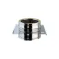Plaque de Départ Intermédiaire Double / Double Paroi - Conduit Inox Double Paroi Isolé Ø 150mm