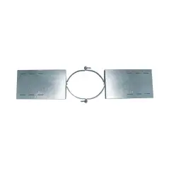 Support au Toit Galvanisé Inox Double Paroi Isolé Ø 150mm
