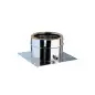 Plaque de Départ avec Purge Horizontale - Conduit Inox Double Paroi Isolé Ø 180mm Plaque de Départ avec Purge Horizontale - Conduit Inox Double Paroi Isolé Ø 180mm