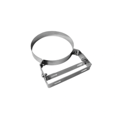 Bride murale réglable 50-100mm pour conduit inox double paroi isolé Ø 180mm.