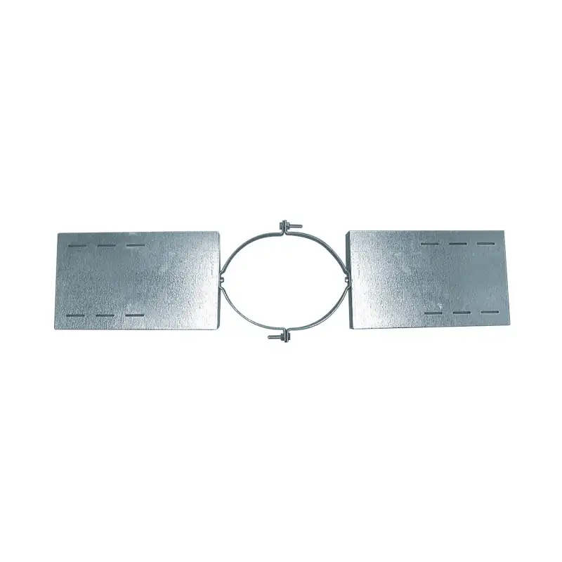 Support au Toit Galvanisé - Conduit Inox Double Paroi Isolé Ø 180mm Support au Toit Galvanisé - Conduit Inox Double Paroi Isolé Ø 180mm
