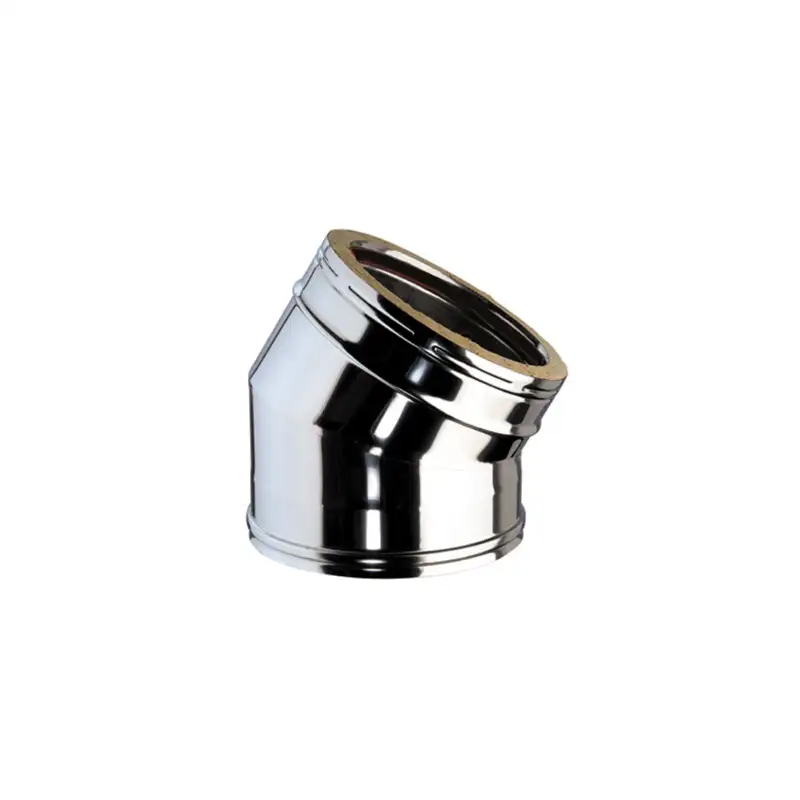 Coude 30° - Conduit Inox Double Paroi Isolé Ø 200mm Coude 30° - Conduit Inox Double Paroi Isolé Ø 200mm