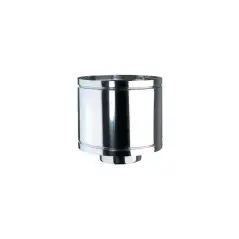 Finition anti-intempéries inox 316L double paroi isolé Ø 200mm pour sortie de cheminée.
