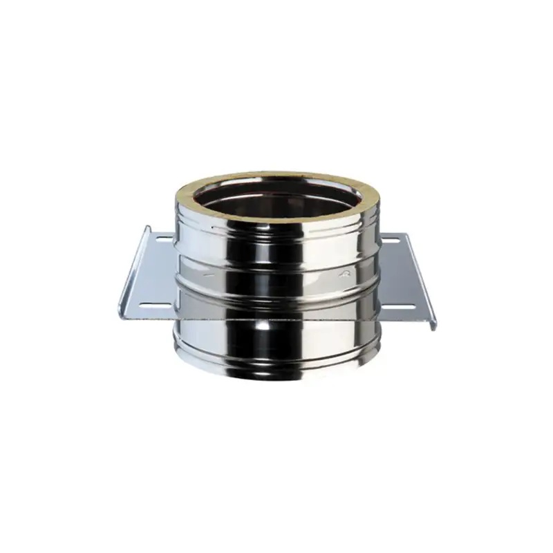Plaque de Départ Intermédiaire Double / Double Paroi - Conduit Inox Double Paroi Isolé Ø 200mm