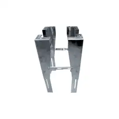 Support au sol réglable 405-615mm pour conduit inox double paroi isolé Ø 200mm.