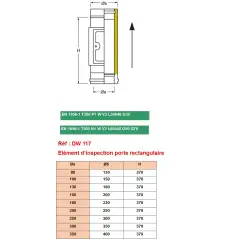Élément de Recueil de Cendres - Conduit Inox Double Paroi Isolé Ø 250mm