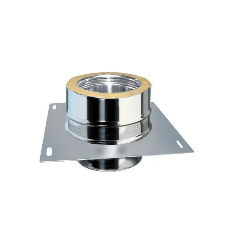 Plaque de Départ ou Intermédiaire Simple / Double Paroi - Conduit Inox Double Paroi Isolé Ø 250mm